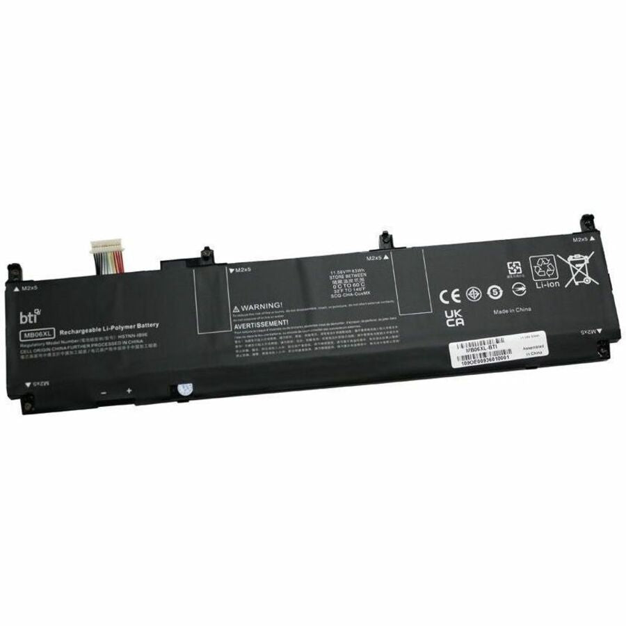 BTI MB06XL-BTI 6-CELL 11.58V LI-ION NOTEBOOK BATTERY FOR HP ZBOOK STUDIO G7, STU