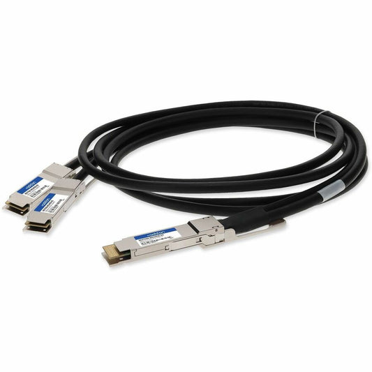 AddOn Mellanox MCP7H60-W01AR30 Compatible TAA Compliant 400GBase-CU QSFP-DD 400G to 2xQSFP56 200G PAM-4 Direct Attach Cable (Passive Twinax, 1.5m)