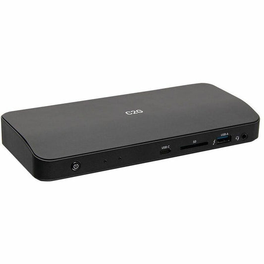 C2G Thunderbolt™ 3 USB-C 11-in-1 8K UHD Docking Station with DisplayPort, Ethernet, USB, SD Card Reader (TAA Compliant)