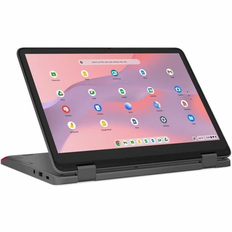 Lenovo 500e Yoga Chromebook Gen 4 82W4001SUS 12.2" Touchscreen Convertible 2 in 1 Chromebook - WUXGA - 60 Hz - Intel N-Series N100 - 8 GB - 64 GB Flash Memory - English Keyboard - Graphite Gray
