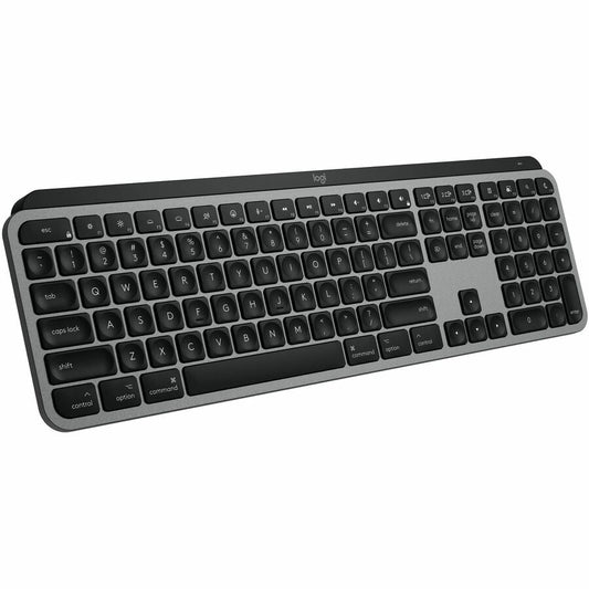 Logitech MX Keys S for Mac, Wireless Keyboard, Fluid, Precise Laptop-Like Typing, Programmable Keys, Backlit, Bluetooth, Space Grey