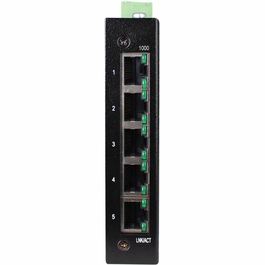 Eaton Tripp Lite Series 5-Port Unmanaged Industrial Gigabit Ethernet Switch - 10/100/1000 Mbps, Ruggedized, -40&deg; to 75&deg;C, EIP QoS, DIN/Wall Mount, TAA