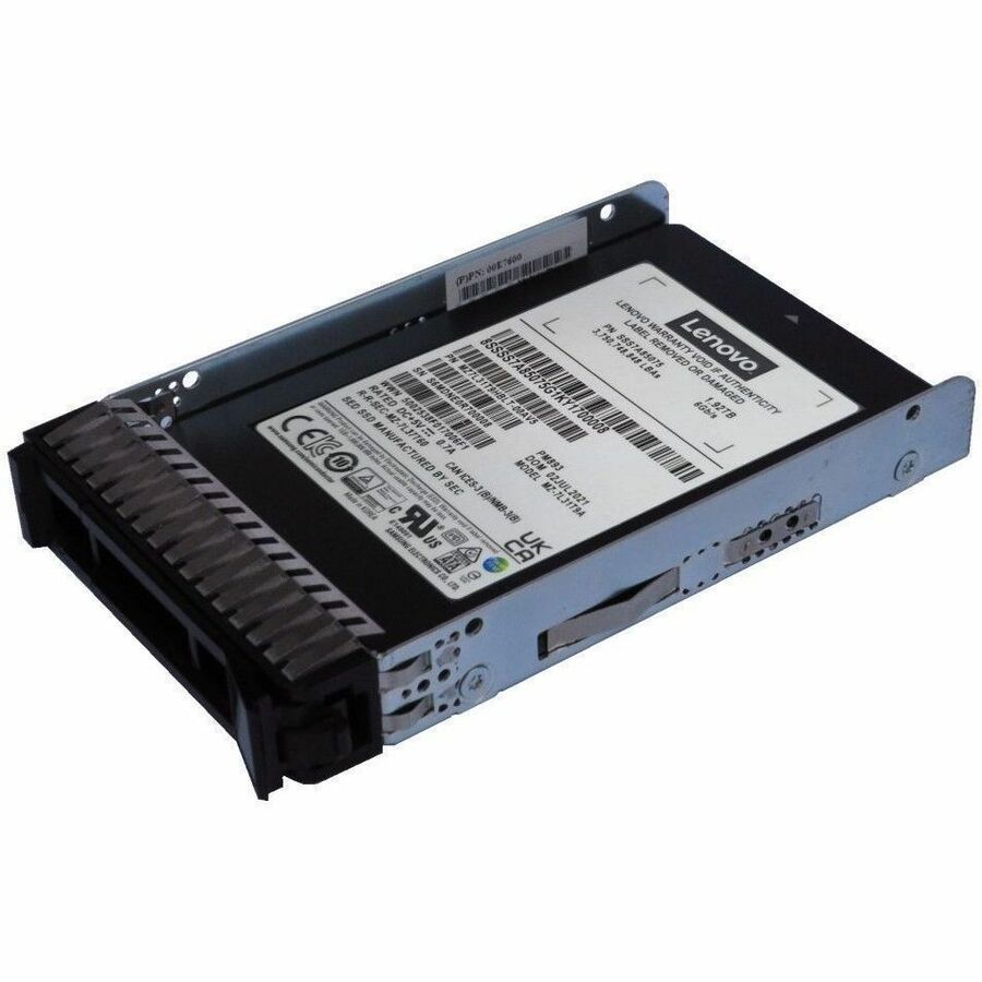 Lenovo 7.68 TB Solid State Drive - 2.5" Internal - U.2 (PCI Express NVMe 4.0 x4) - Read Intensive