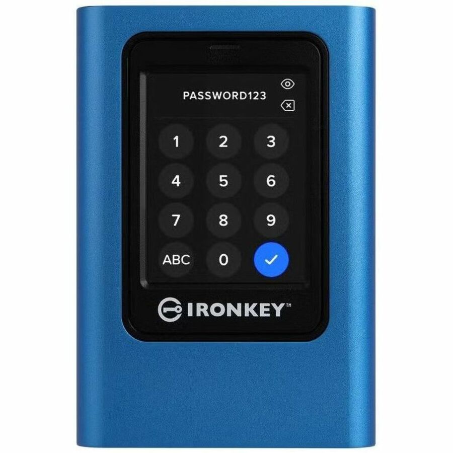 3840GB IRONKEY VAULT PRIVACY 80 XTS-AES 256-BIT ENCRYPTED EXTERNAL SSD