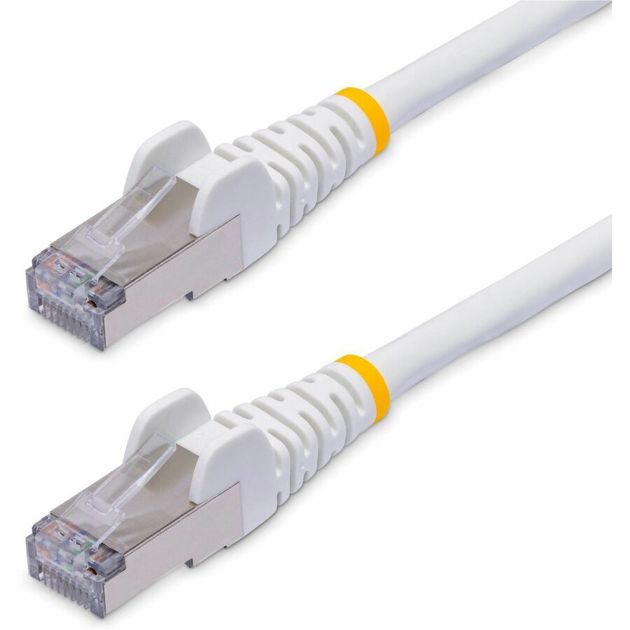 StarTech 10ft White CAT8 Ethernet Cable, Snagless RJ45, 25G/40G 2000MHz, 100W PoE, S/FTP, 26AWG Pure Bare Copper, LSZH Network Patch Cord