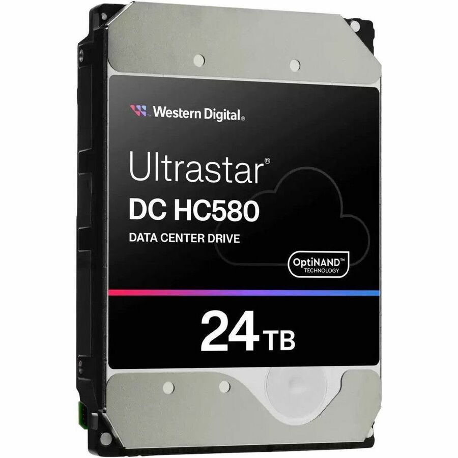 WD Ultrastar DC HC580 WUH722424AL5204 24 TB Hard Drive - 3.5" Internal - SAS (12Gb/s SAS) - Conventional Magnetic Recording (CMR) Method