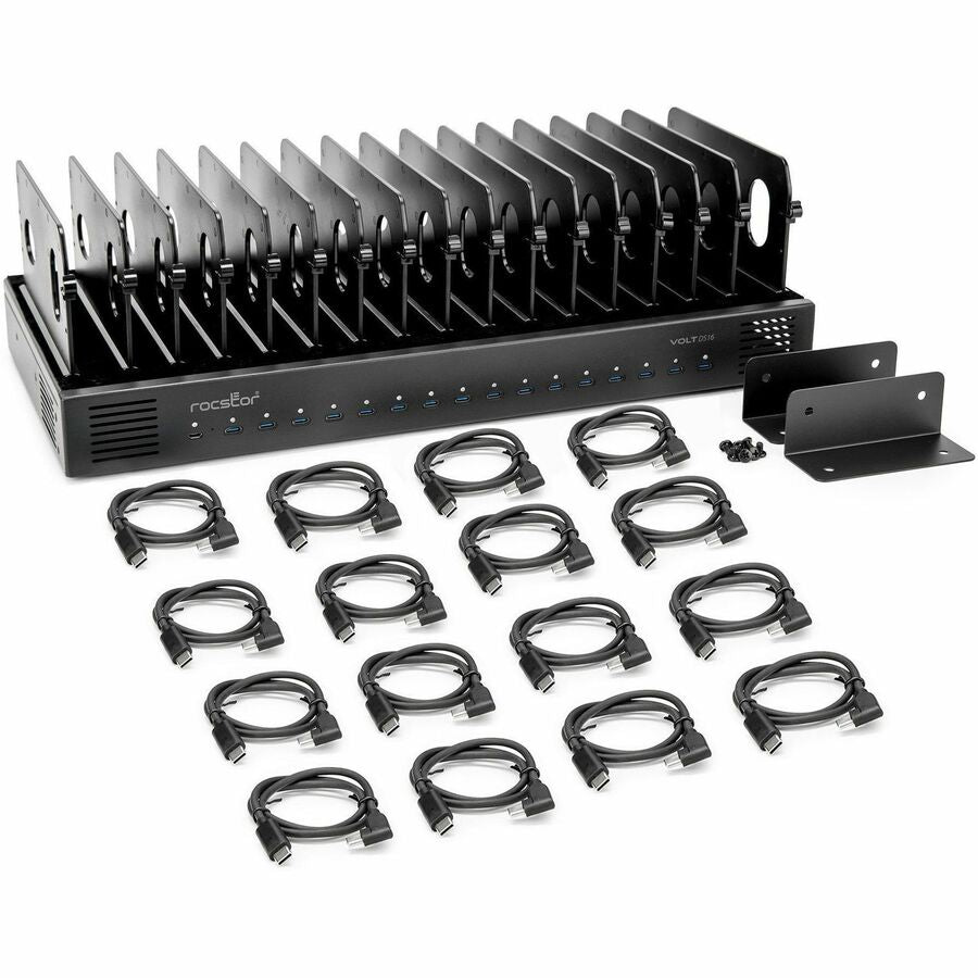VOLT DSC16 USB-C 16 PORT DESKTOP CHARGING STATION WITH DIVIDERS AND USB-C CHARGI
