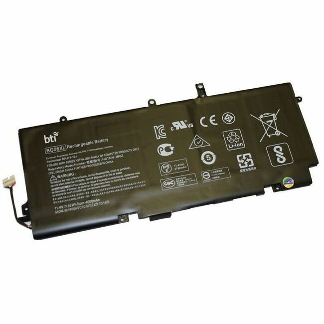BTI 805096-005-BTI 6-CELL 11.4V LI-ION NOTEBOOK BATTERY FOR HP ELITEBOOK 1040 G3