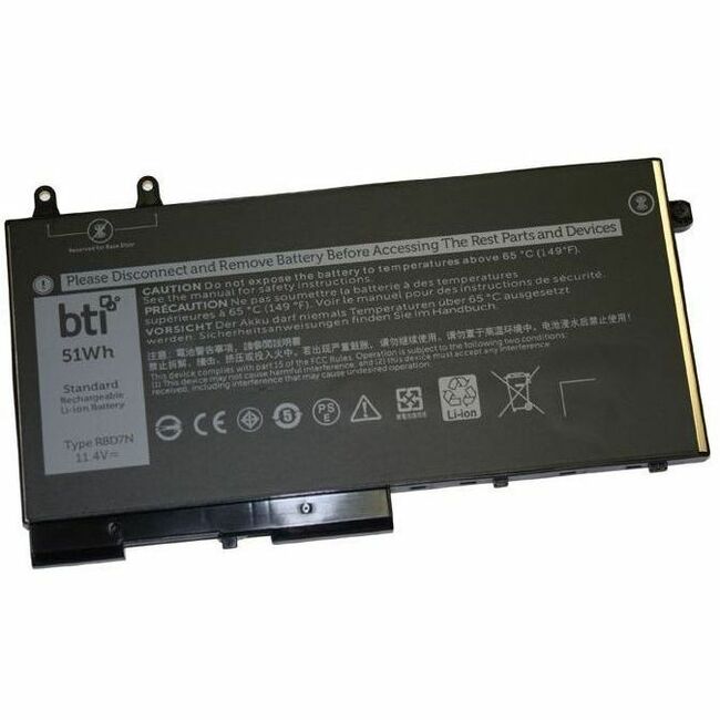 BTI 451-BCIQ-BTI 3-CELL 11.4V LI-ION NOTEBOOK BATTERY FOR DELL LATITUDE 5400, 54