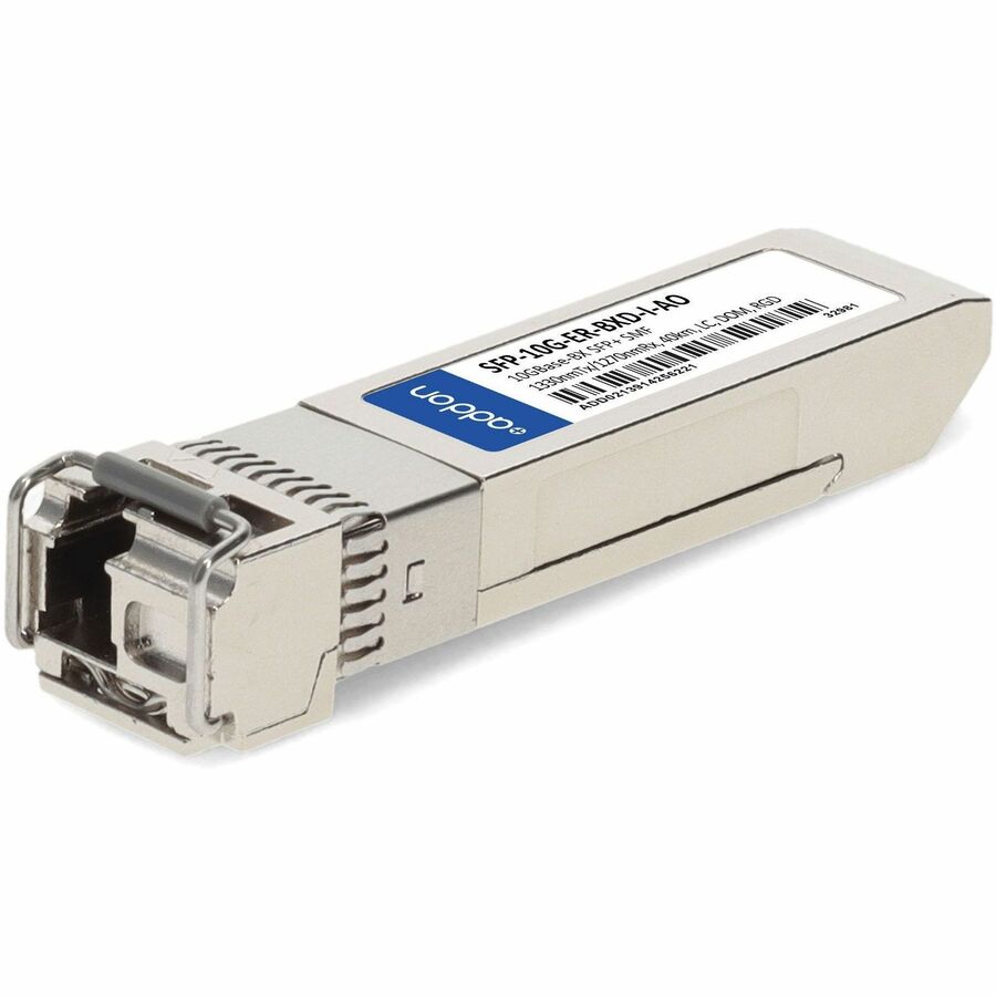 AddOn Cisco&reg; Compatible TAA 10GBase-BX SFP+ Transceiver (SMF, 1330nmTx/1270nmRx, 40km, LC, DOM, -40 to 85C)