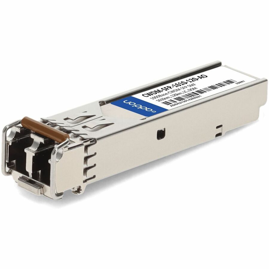 AddOn Cisco&reg; Compatible TAA 1000Base-CWDM SFP Transceiver (SMF, 1610nm, 120km, LC, DOM)