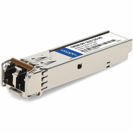 AddOn Cisco&reg; Compatible TAA 1000Base-CWDM SFP Transceiver (SMF, 1610nm, 120km, LC, DOM)