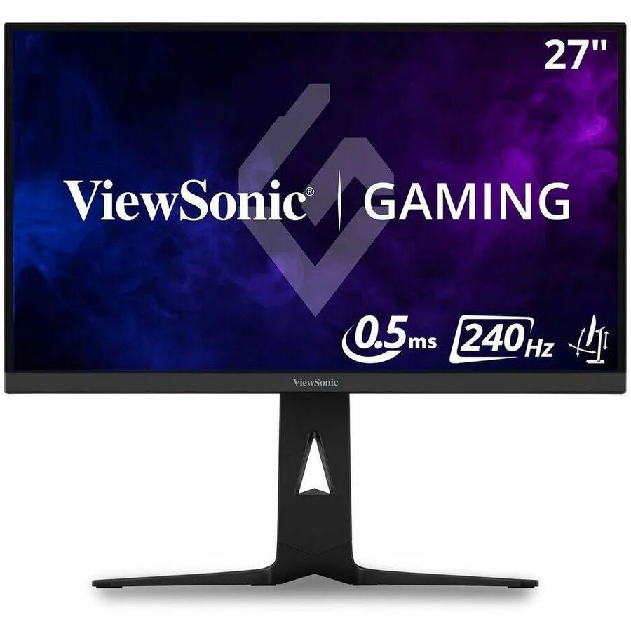 ViewSonic XG2736-2K 27 Inch 1440p Gaming Monitor, IPS with 240Hz and 0.5ms for Pro-Level Gameplay, FreeSync Premium and G-Sync Compatible, Advanced Ergonomics, 65W USB-C, HDMI, and DisplayPort Inputs