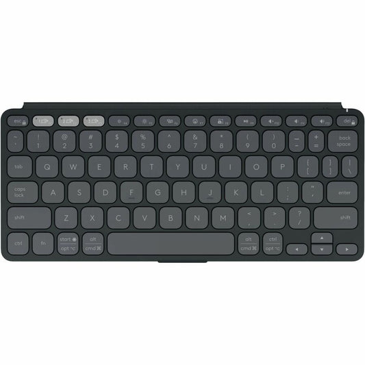 Logitech Keys-To-Go 2 Portable Bluetooth Keyboard for Tablet With Built-in Cover, Slim and Compact Wireless Keyboard for Windows, Android, Linux, iPad, iPhone, Mac, Apple TV (Graphite)