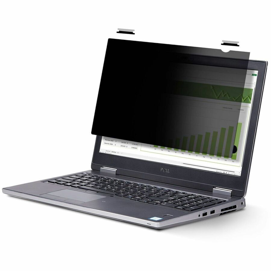 StarTech 13.3-inch 16:9 Flip-Up Privacy Screen with Touch, Anti-Glare Blue Light Filter, Laptop Monitor Screen Protector