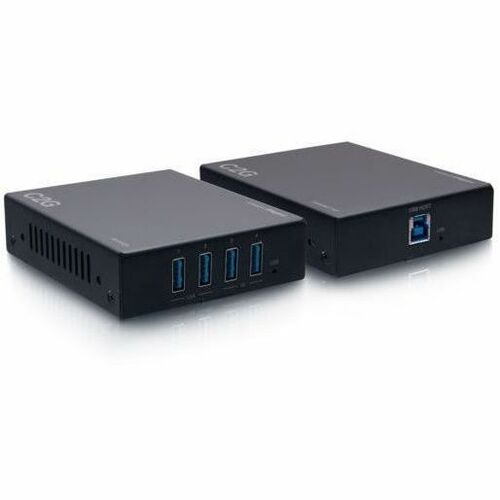 C2G Superbooster&reg; 4-Port USB over Cat6a Extender Kit - USB 3.2 Gen1 (5Gbps)