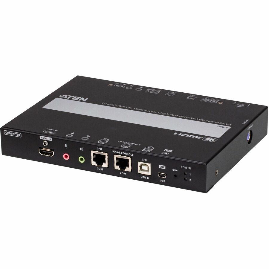 ATEN 1-Local / Remote Shared Access Single Port 4K HDMI KVM over IP Switch