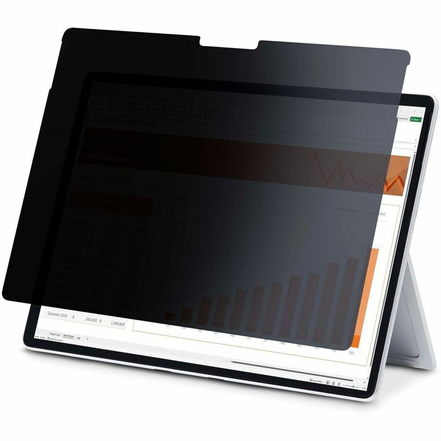 StarTech 4-Way 12.3in Surface Pro 4/5/6/7/7+ Privacy Screen Filter, For Portrait/Landscape, Touch-Enabled, +/- 30 Deg. View, Matte