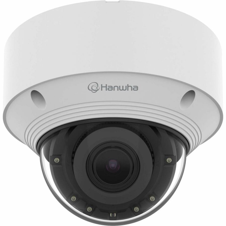 Wisenet QNV-C6083R 2 Megapixel Outdoor Full HD Network Camera - Color - Dome - White - TAA Compliant