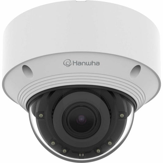 Wisenet QNV-C6083R 2 Megapixel Outdoor Full HD Network Camera - Color - Dome - White - TAA Compliant