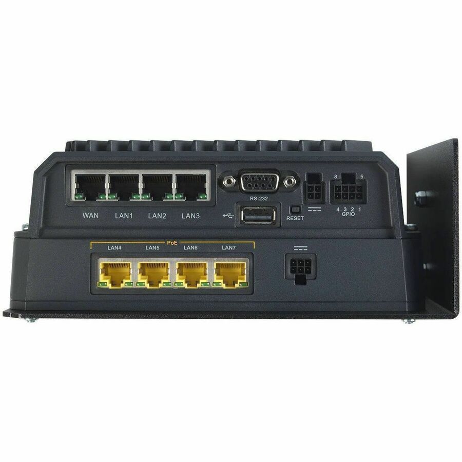 RACKMOUNT.IT Din Rail Mount for Router - Jet Black
