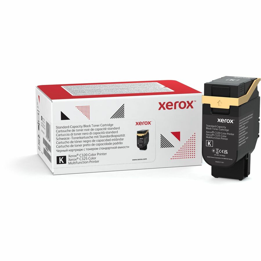 Xerox Genuine Xerox&reg; C320 Color Printer, C325 Color Multifunction Printer Black Standard capacity Toner Cartridge (2200 Pages) - 006R04823