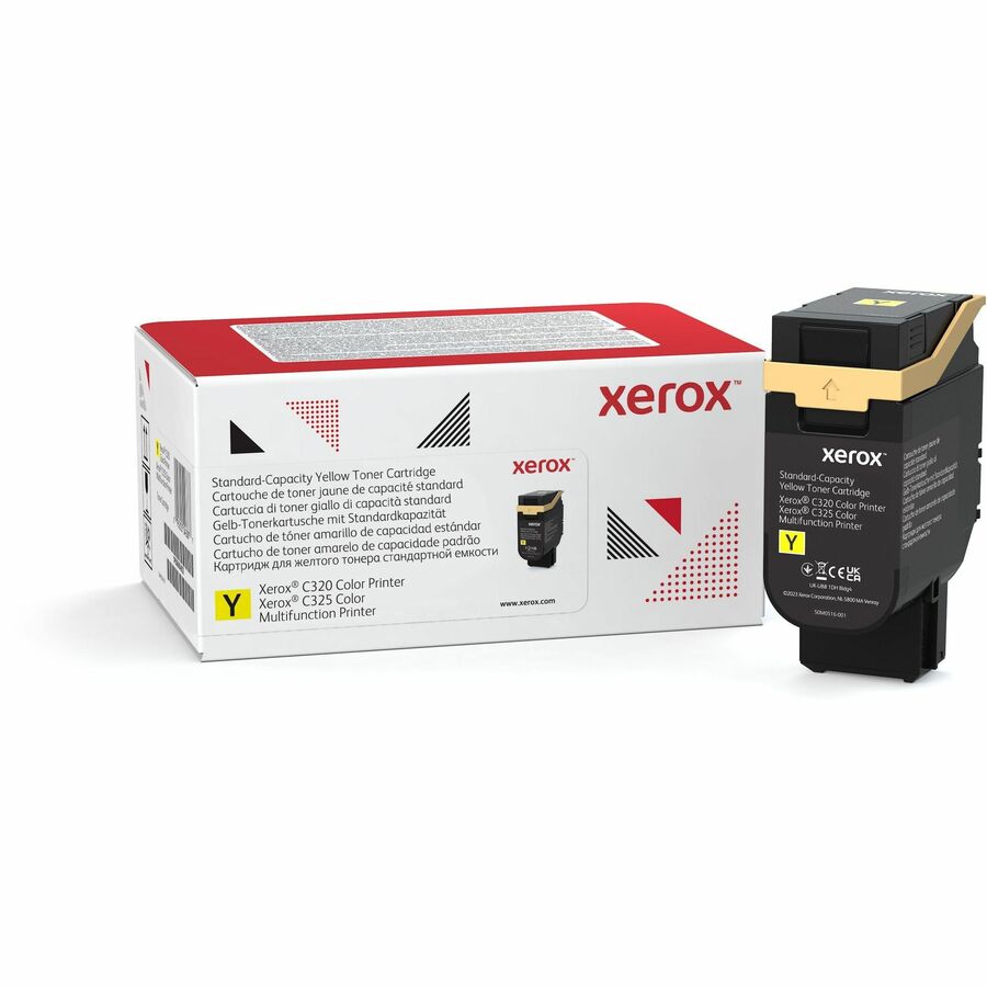 Xerox Genuine Xerox&reg; C320 Color Printer, C325 Color Multifunction Printer Yellow Standard capacity Toner Cartridge (1800 Pages) - 006R04822