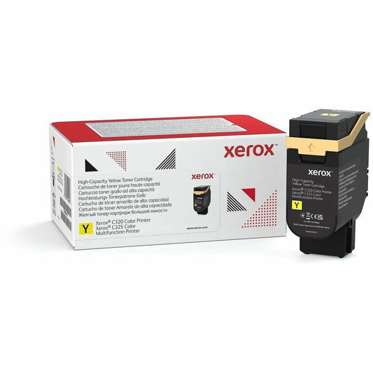 Xerox Genuine Xerox&reg; C320 Color Printer, C325 Color Multifunction Printer Yellow High capacity Toner Cartridge (5500 Pages) - 006R04830