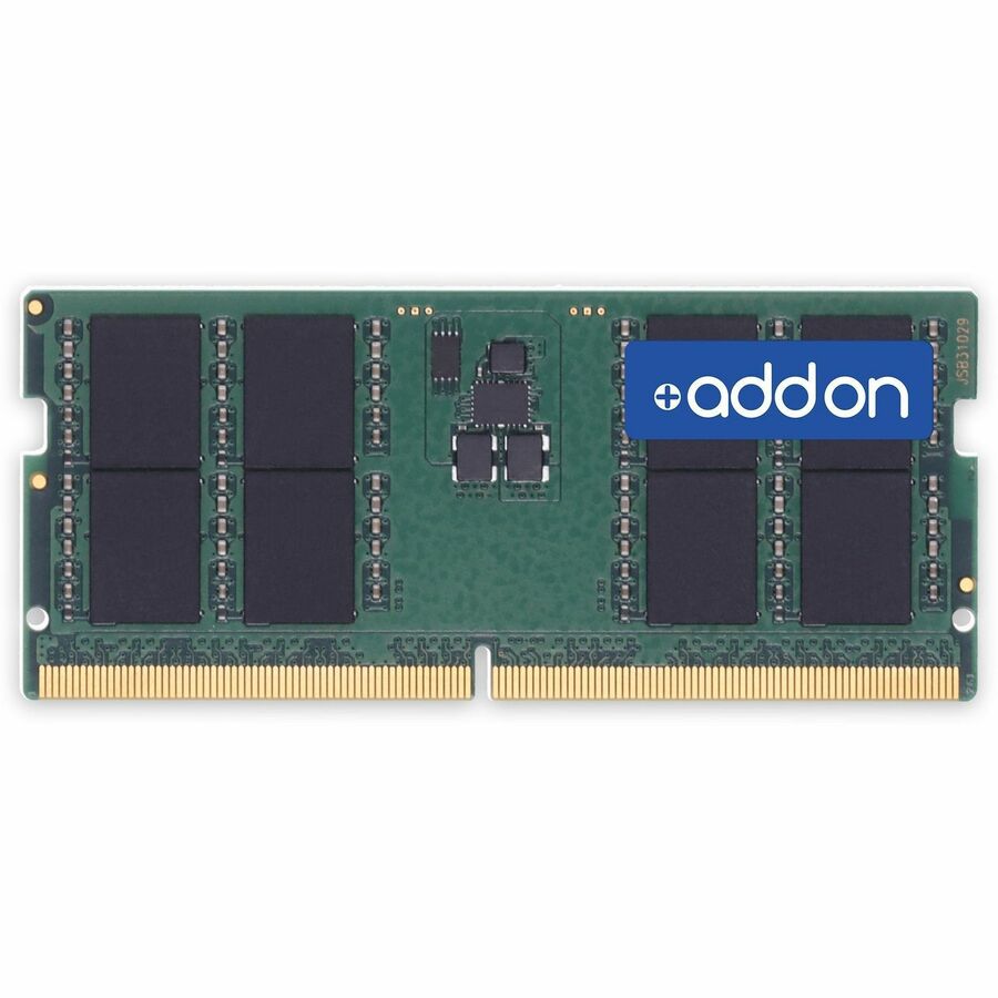 AddOn Supermicro MEM-DR516L-IL01-SO48 Compatible 16GB DDR5-4800MHz Unbuffered Single Rank x8 1.1V 262-pin CL40 SODIMM