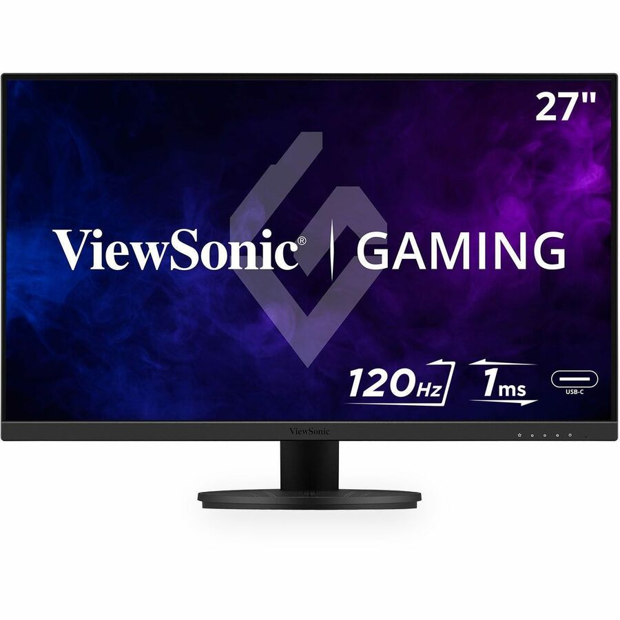 ViewSonic VX2716A 27 Inch 1080p Gaming Monitor, IPS Display with 120Hz and 1ms for Smooth Gameplay, DisplayPort for Daisy Chain, USB-C, and HDMI Inputs