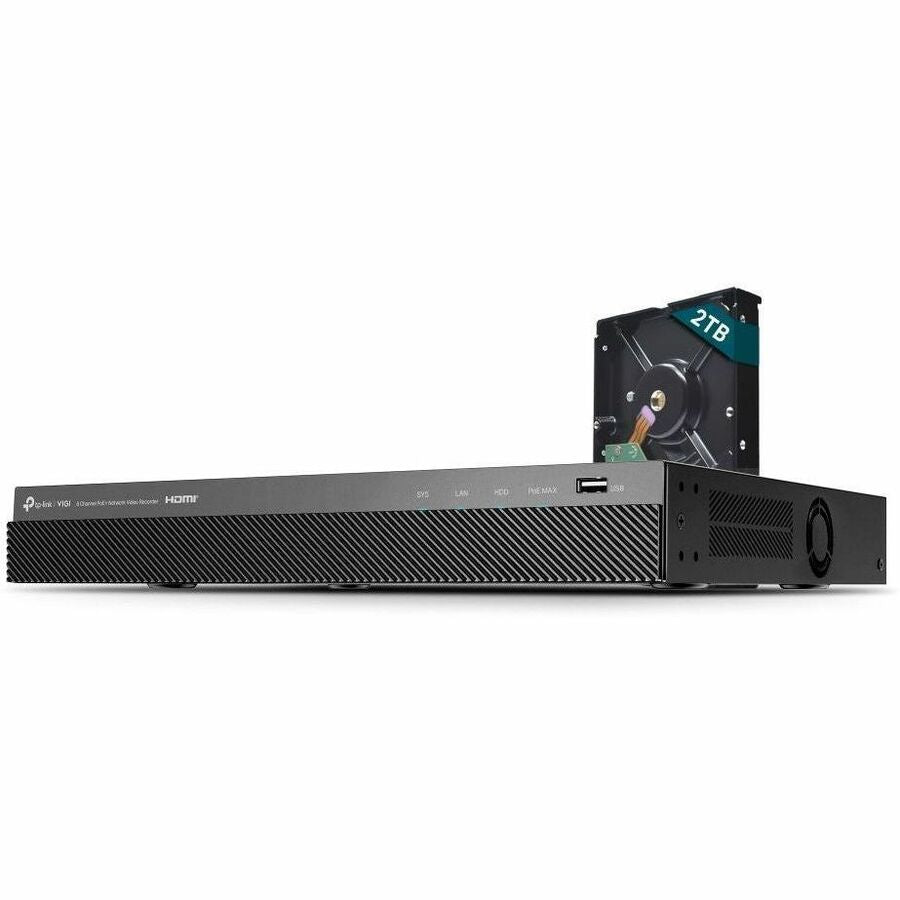 VIGI 8 Channel PoE+ Network Video Recorder - 2 TB HDD