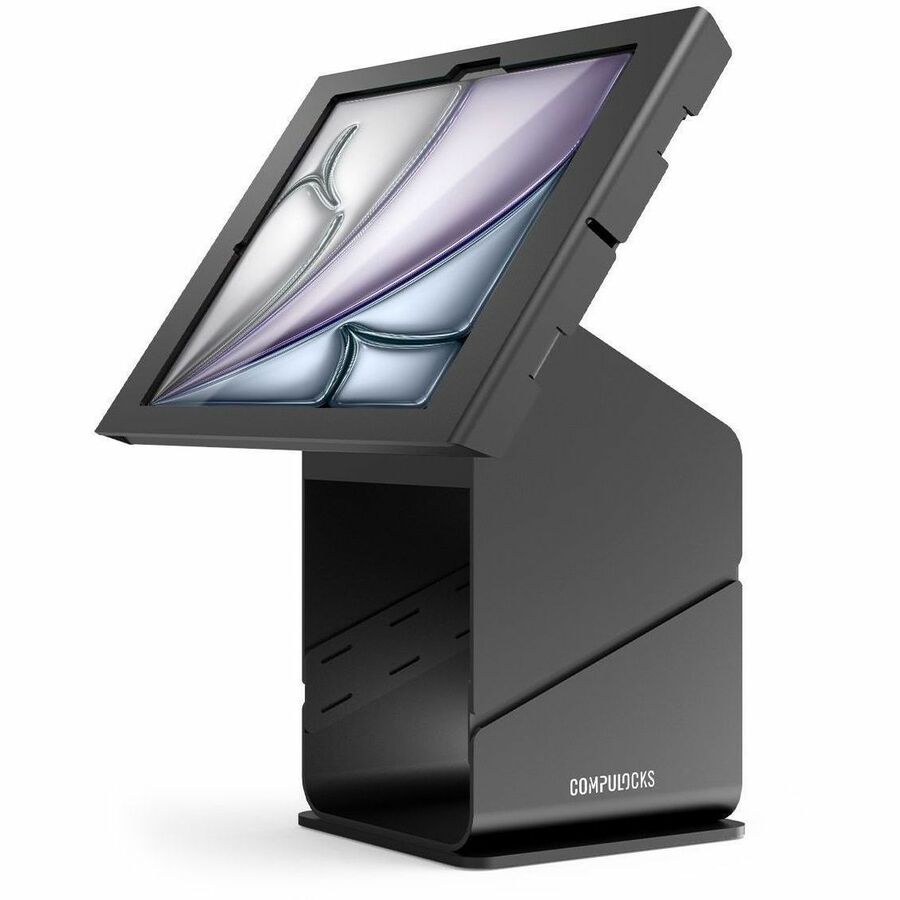 iPad Air M2/M3/M4 13" , Apex Enclosure Tablet Printer Kiosk - Black