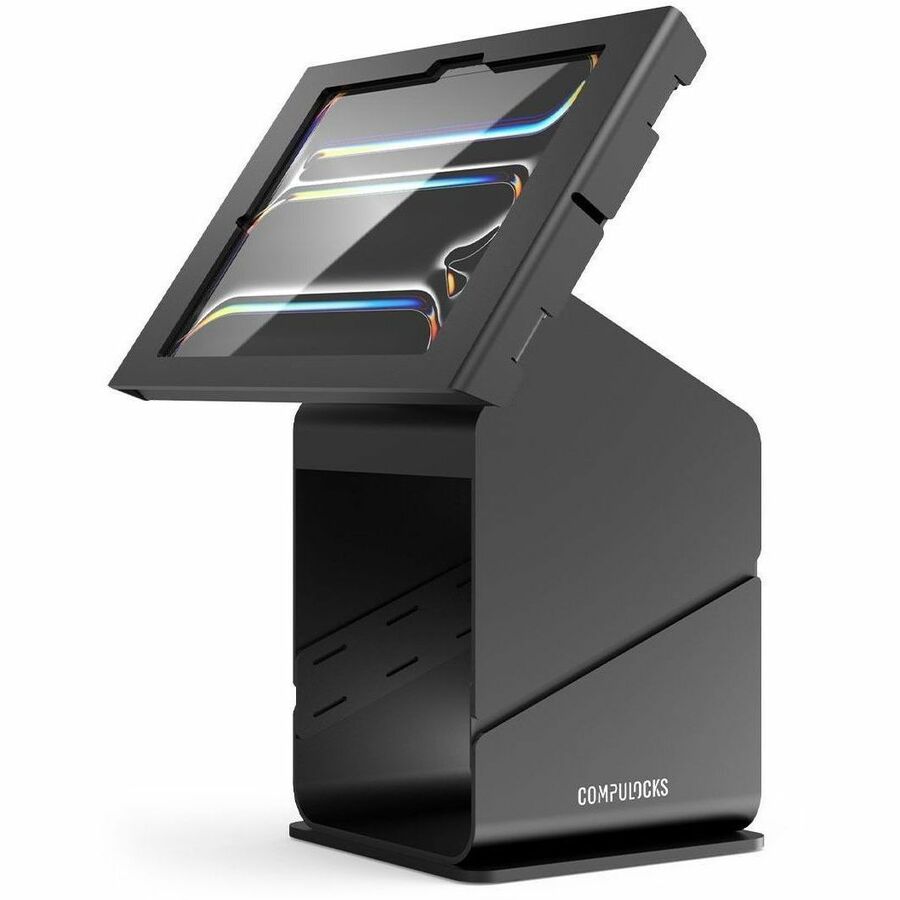 iPad Pro M4 & M5 11" , Apex Enclosure Tablet Printer Kiosk Black