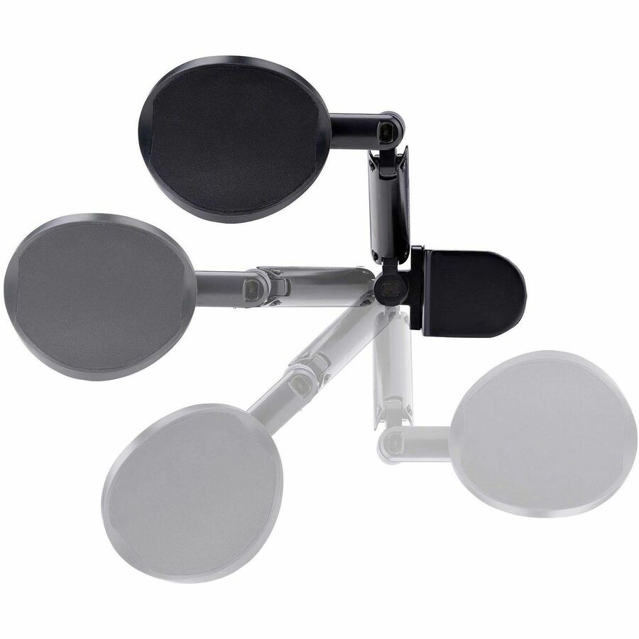 StarTech Adjustable Arm Rest for Office Desk, Ergonomic Arm/Elbow Support, 360-Degree Rotation, Clamp-On/No Drill Installation