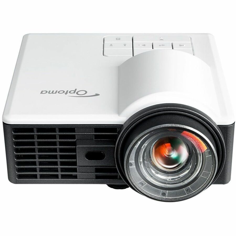 Optoma ML1050STi 3D Ready Short Throw DLP Projector - 16:10 - Portable, Ceiling Mountable - White