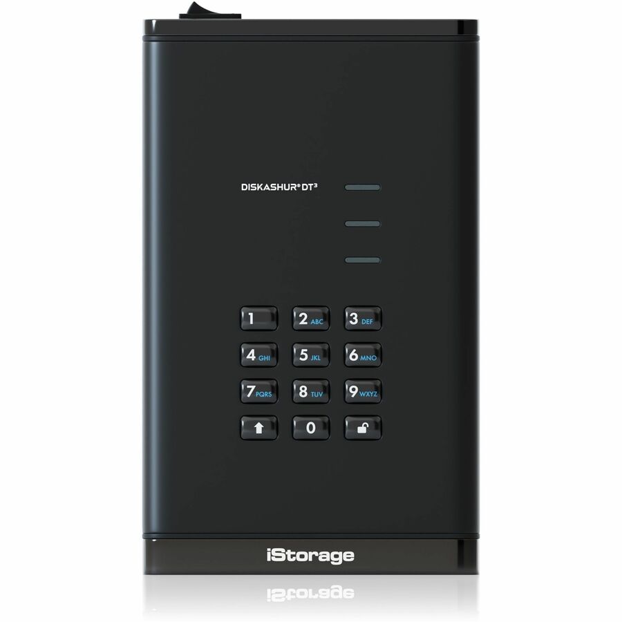 iStorage diskAshur DT3 14 TB Portable Hard Drive | FIPS 140-3 Level 3 Pending | Incorporated Common Criteria EAL 5+ | PIN protected | Dust/Water Resistant | TAA Compliant