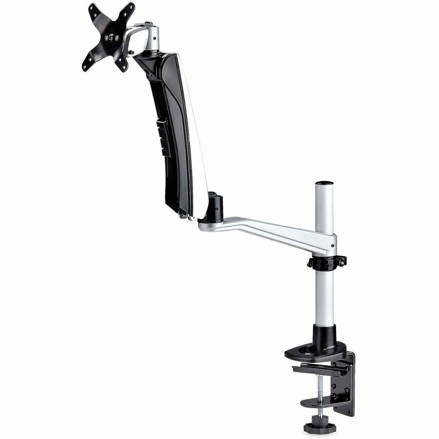 StarTech Monitor Desk Mount For 27in 16:9/30in 21:9 Ultrawide Screens, VESA 75x75/100x100, Tool-Less Arm Adjustments, TAA