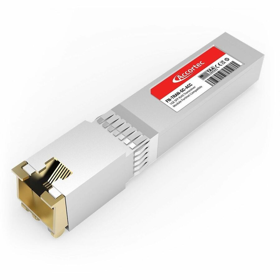 Accortec 1GE SFP RJ45 Transceiver Module Fortinet Compatible