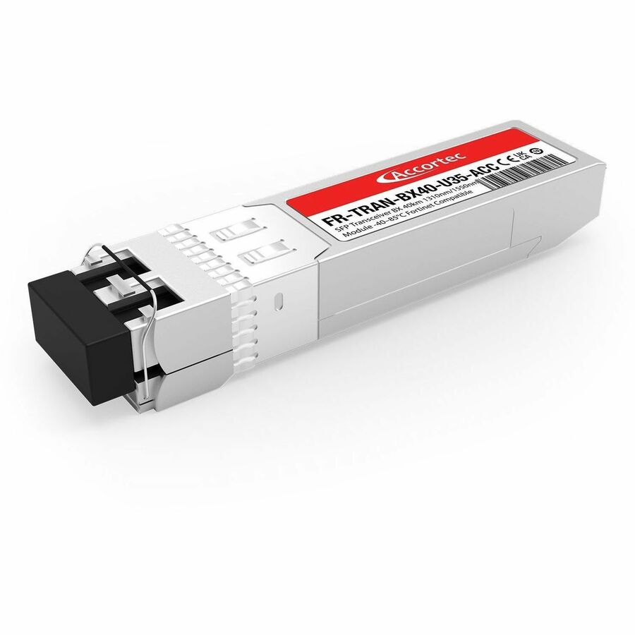 Accortec SFP Transceiver BX 40km 1310nm/1550nm Module -40-85&deg;C Fortinet Compatible