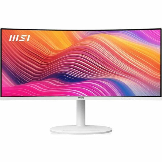 MSI Modern MD342CQPW - ModernMD342CQPW - Business Productivity Monitor - 34" VA UWQHD Adaptive-Sync Display - HDMI - DisplayPort