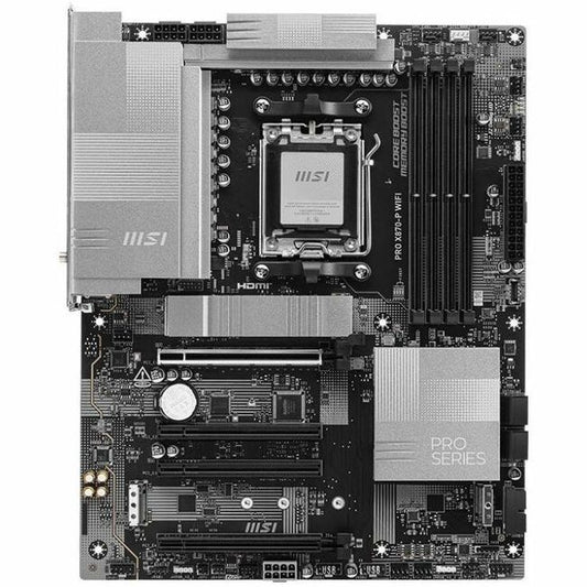 MSI X870-P WIFI Gaming Desktop Motherboard - AMD X870 Chipset - Socket AM5 - ATX