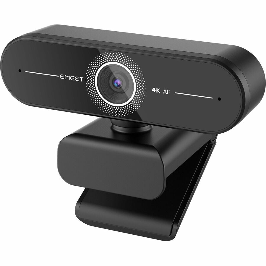 EMEET C60E 4K - 4K@30fps or 1080p@60fps Webcam with 2 Noise Reduction Mics, Autofocus, 73&deg; Field of View, Plug and Play and compatible with all OS, and popular Apps Zoom/Skype/Facetime/YouTube