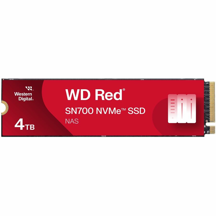 WD Red S700 WDS400T1R0C 4 TB Solid State Drive - M.2 2280 Internal - PCI Express NVMe (PCI Express NVMe 3.0 x4)