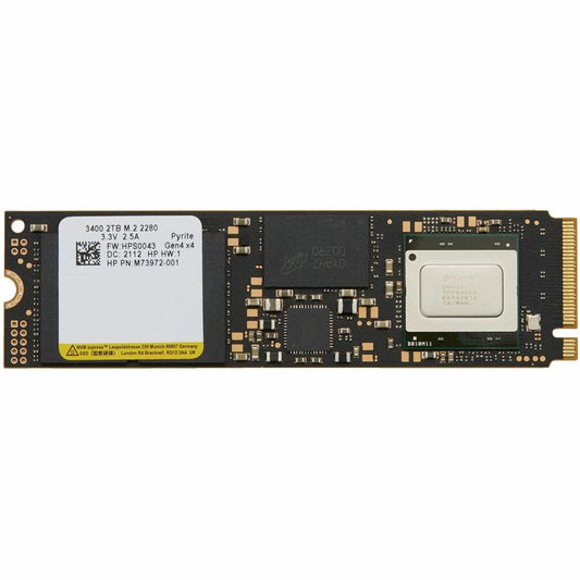 HP 2 TB Solid State Drive - M.2 2280 Internal - PCI Express NVMe (PCI Express NVMe 4.0 x4)