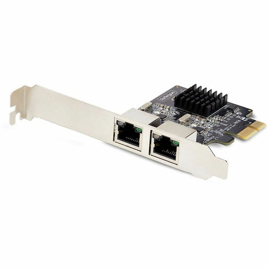 StarTech 2-Port Gigabit PCIe Network Adapter Card, 10/100/1000Mbps PCI Express NIC, Dual Realtek RTL8111H, TAA Compliant