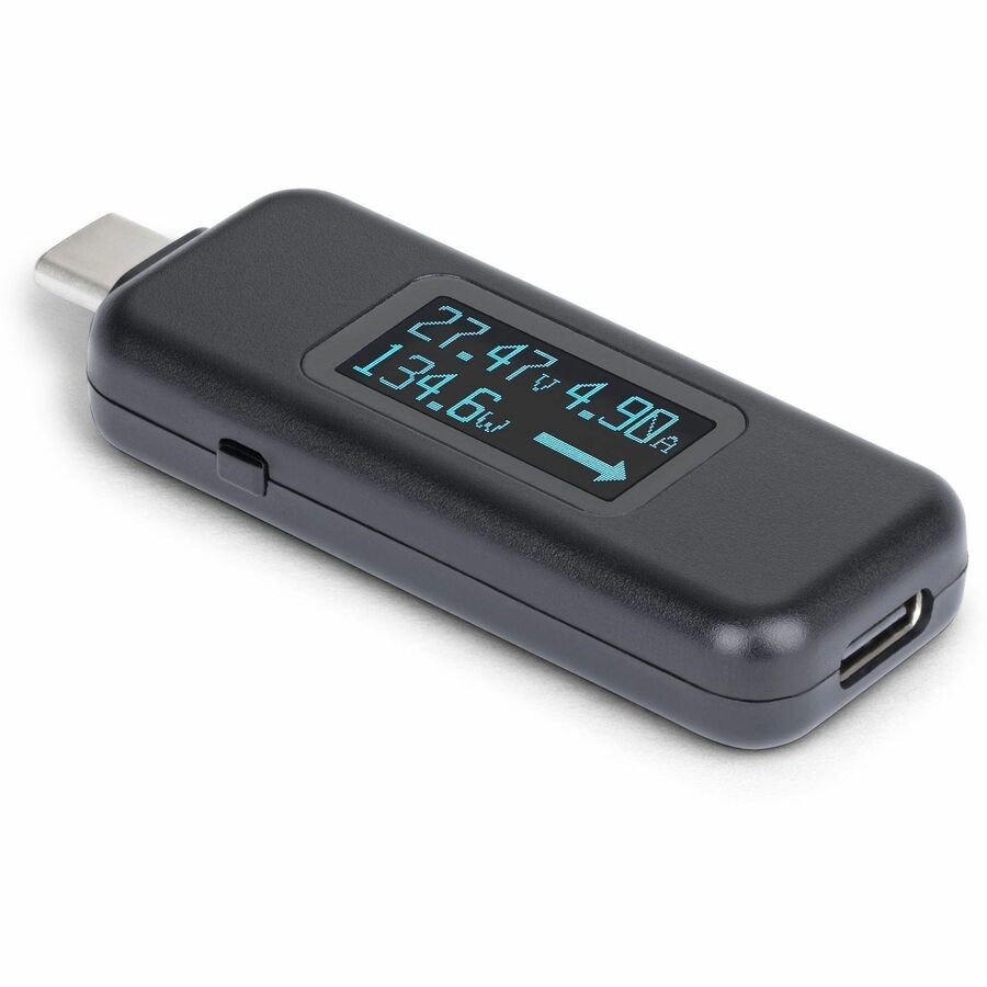 StarTech USB-C Power Tester, Bi-Directional Voltage/Current Multimeter, 240W PD EPR, Digital OLED, Portable USB-C Cable/Port Power Meter Tester