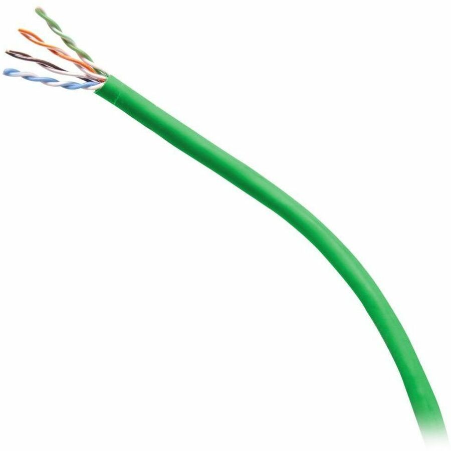 C2G 1000ft (304.8m) TAA-Compliant Cat6 Unshielded (UTP) Ethernet Cable with Solid Conductors-Plenum CMP-Rated - Green