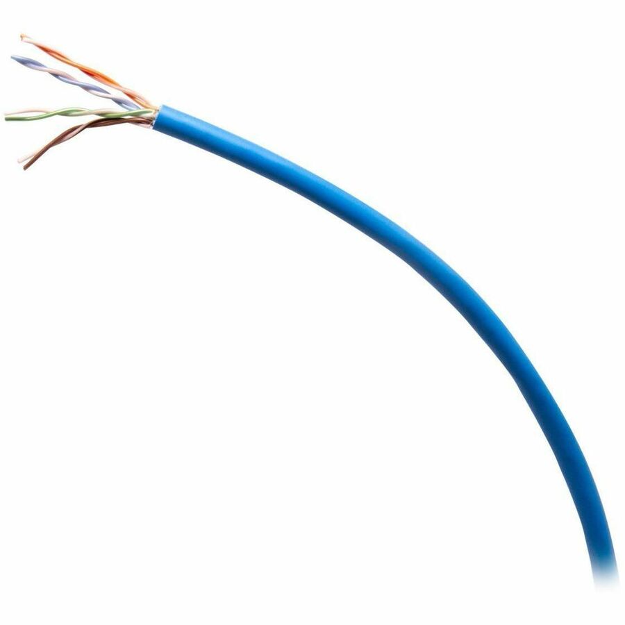 C2G 1000ft (304.8m) TAA-Compliant Cat5e Unshielded (UTP) Ethernet Cable with Solid Conductors-Riser CMR-Rated - Blue