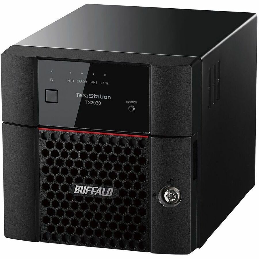 BUFFALO TeraStation 3230DN 2-Bay Secure SMB Desktop NAS 8TB (2x4TB) with Hard Drives Included