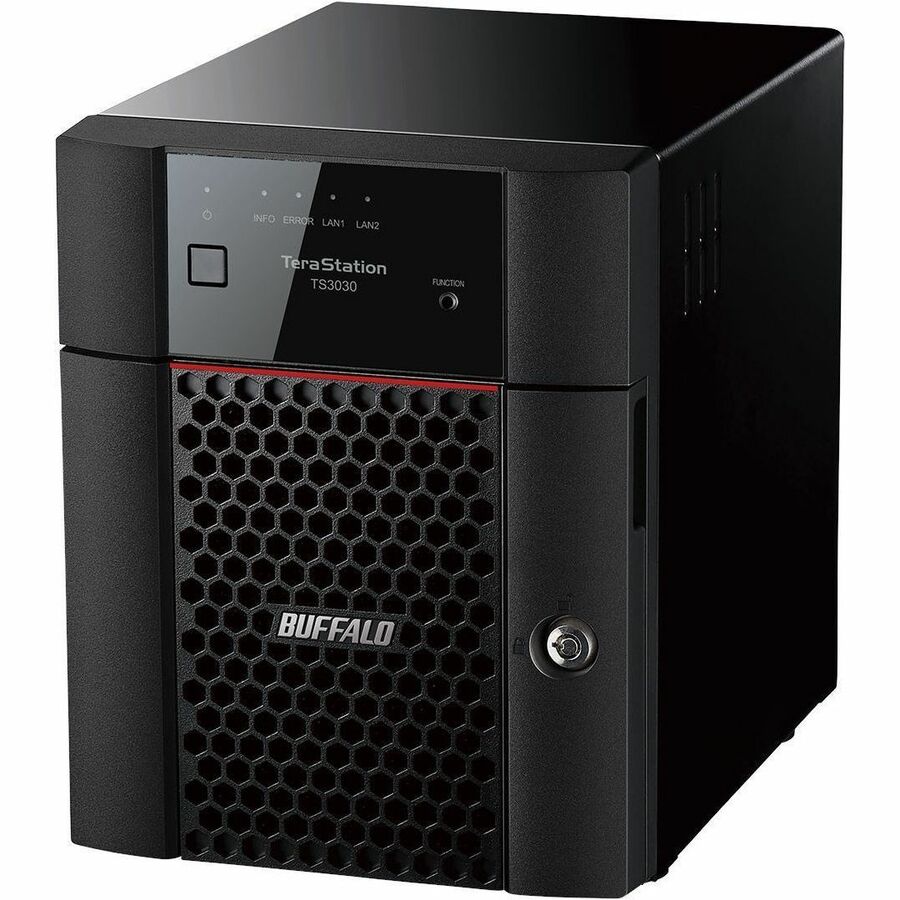 BUFFALO TeraStation 3430DN 4-Bay Secure SMB Desktop NAS 4TB (2x2TB) with Hard Drives Included
